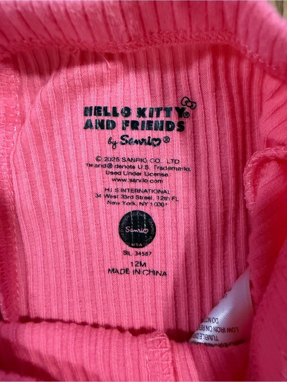 Sanrio Hello Kitty 2pc Sweatshirt & Flares Set 12M